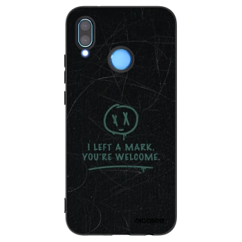 Picasee Huawei P20 Lite Hülle - Schwarzes Silikon - LEFT A MARK