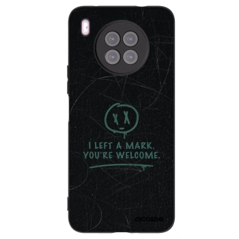 Picasee Huawei Nova 8i Hülle - Schwarzes Silikon - LEFT A MARK