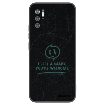 Picasee Xiaomi Poco M3 Pro 5G Hülle - Schwarzes Silikon - LEFT A MARK