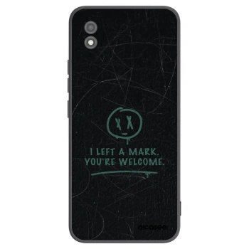 Picasee Realme C11 (2021) Hülle - Schwarzes Silikon - LEFT A MARK