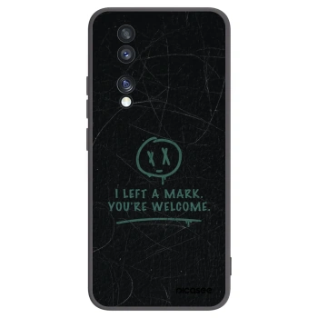 Picasee Honor 70 Hülle - Schwarzes Silikon - LEFT A MARK