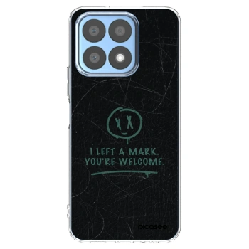 Picasee Honor X8a Hülle - Transparentes Silikon - LEFT A MARK