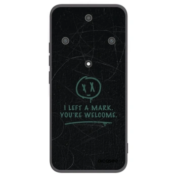 Picasee Honor Magic5 Lite 5G Hülle - Schwarzes Silikon - LEFT A MARK