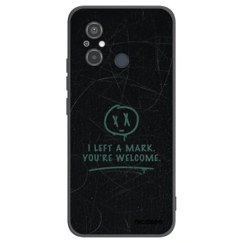 Picasee Xiaomi Redmi 12C Hülle - Schwarzes Silikon - LEFT A MARK