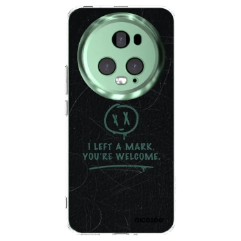 Picasee Honor Magic5 Pro Hülle - Transparentes Silikon - LEFT A MARK