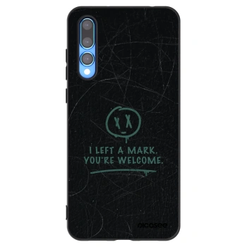 Picasee Huawei P20 Pro Hülle - Schwarzes Silikon - LEFT A MARK