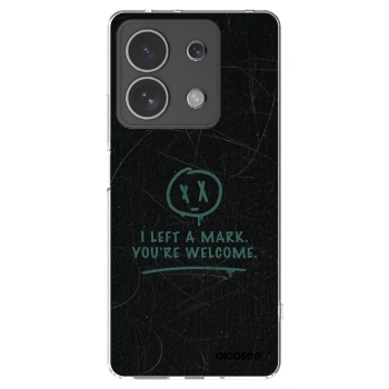 Picasee Xiaomi Redmi Note 13 4G Hülle - Transparentes Silikon - LEFT A MARK