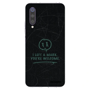 Picasee Xiaomi Mi 9 Hülle - Transparentes Silikon - LEFT A MARK