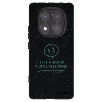 Picasee Xiaomi Redmi Note 14 Pro+ 5G Hülle - Schwarzes Silikon - LEFT A MARK