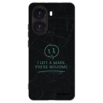 Picasee Xiaomi Poco X7 Pro 5G Hülle - Schwarzes Silikon - LEFT A MARK