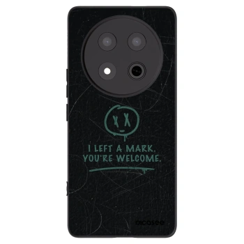 Picasee Honor Magic7 Lite 5G Hülle - Schwarzes Silikon - LEFT A MARK