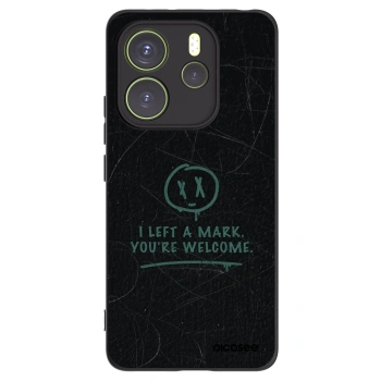 Picasee Xiaomi Redmi Note 14 4G Hülle - Schwarzes Silikon - LEFT A MARK