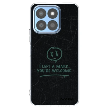 Picasee Honor X8c Hülle - Transparentes Silikon - LEFT A MARK