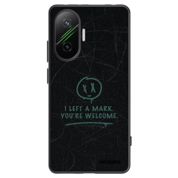 Picasee Xiaomi Poco F7 5G Hülle - Schwarzes Silikon - LEFT A MARK