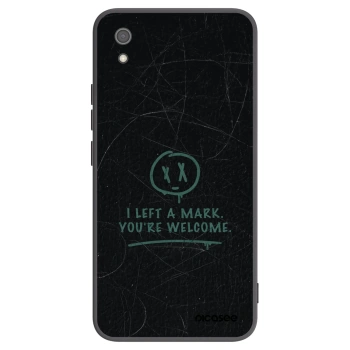 Picasee Xiaomi Redmi 7A Hülle - Schwarzes Silikon - LEFT A MARK