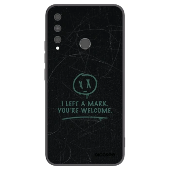 Picasee Huawei P40 Lite E Hülle - Schwarzes Silikon - LEFT A MARK