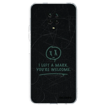 Picasee Xiaomi Redmi Note 9 Pro Hülle - Transparentes Silikon - LEFT A MARK