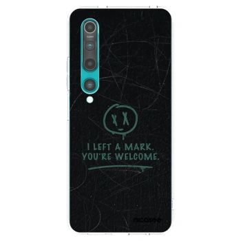 Picasee Xiaomi Mi 10 Hülle - Transparentes Silikon - LEFT A MARK