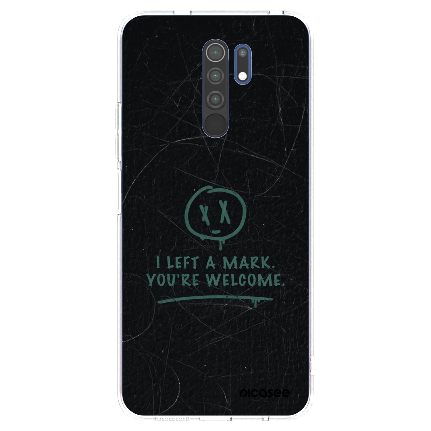 Picasee Xiaomi Redmi 9 Hülle - Transparentes Silikon - LEFT A MARK