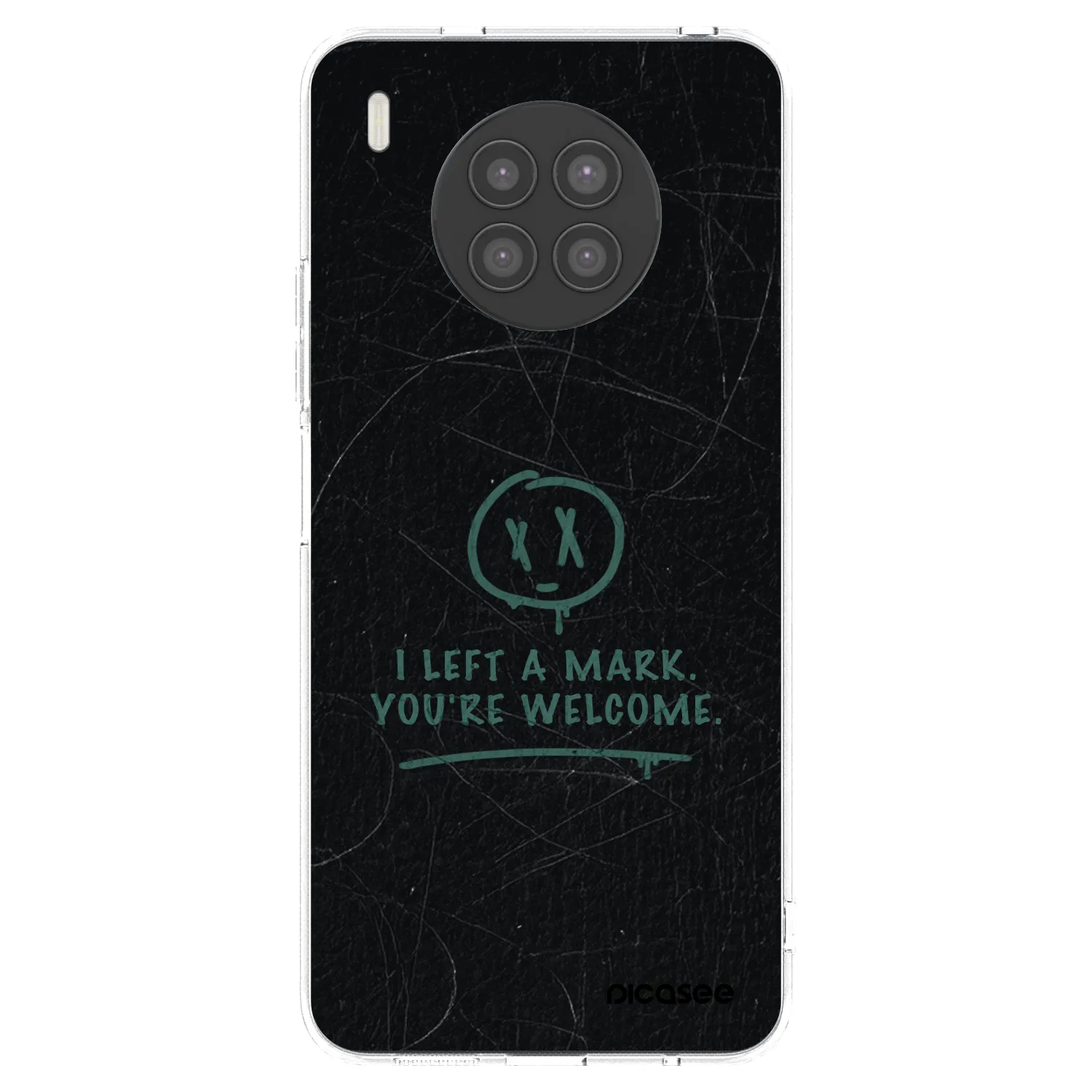 Picasee Huawei Nova 8i Hülle - Transparentes Silikon - LEFT A MARK