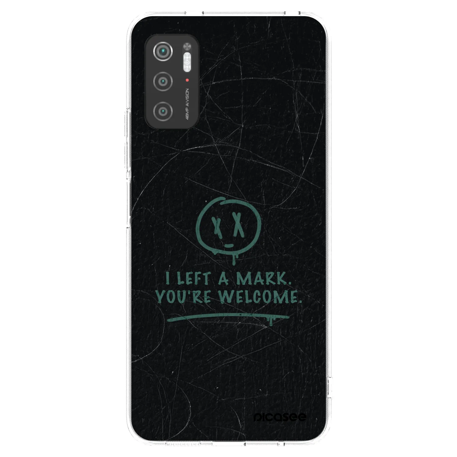 Picasee Xiaomi Poco M3 Pro 5G Hülle - Transparentes Silikon - LEFT A MARK