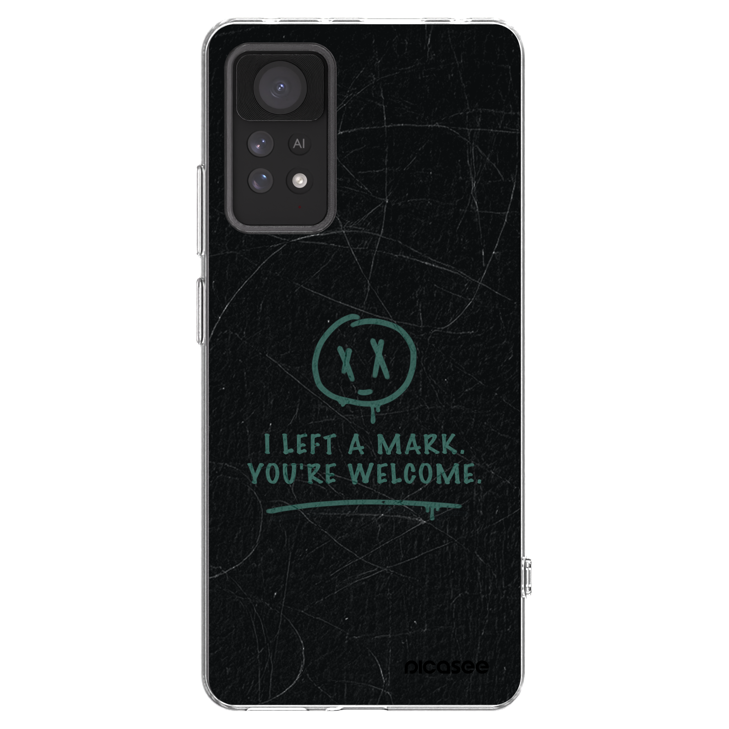 Picasee Xiaomi Redmi Note 11 Pro 5G Hülle - Transparentes Silikon - LEFT A MARK