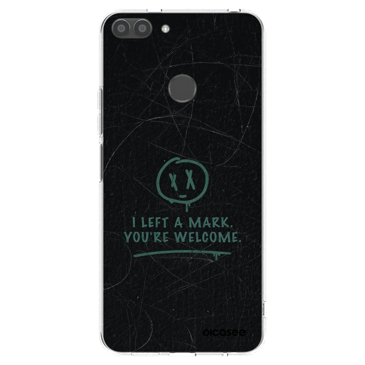 Picasee Huawei P Smart Hülle - Transparentes Silikon - LEFT A MARK