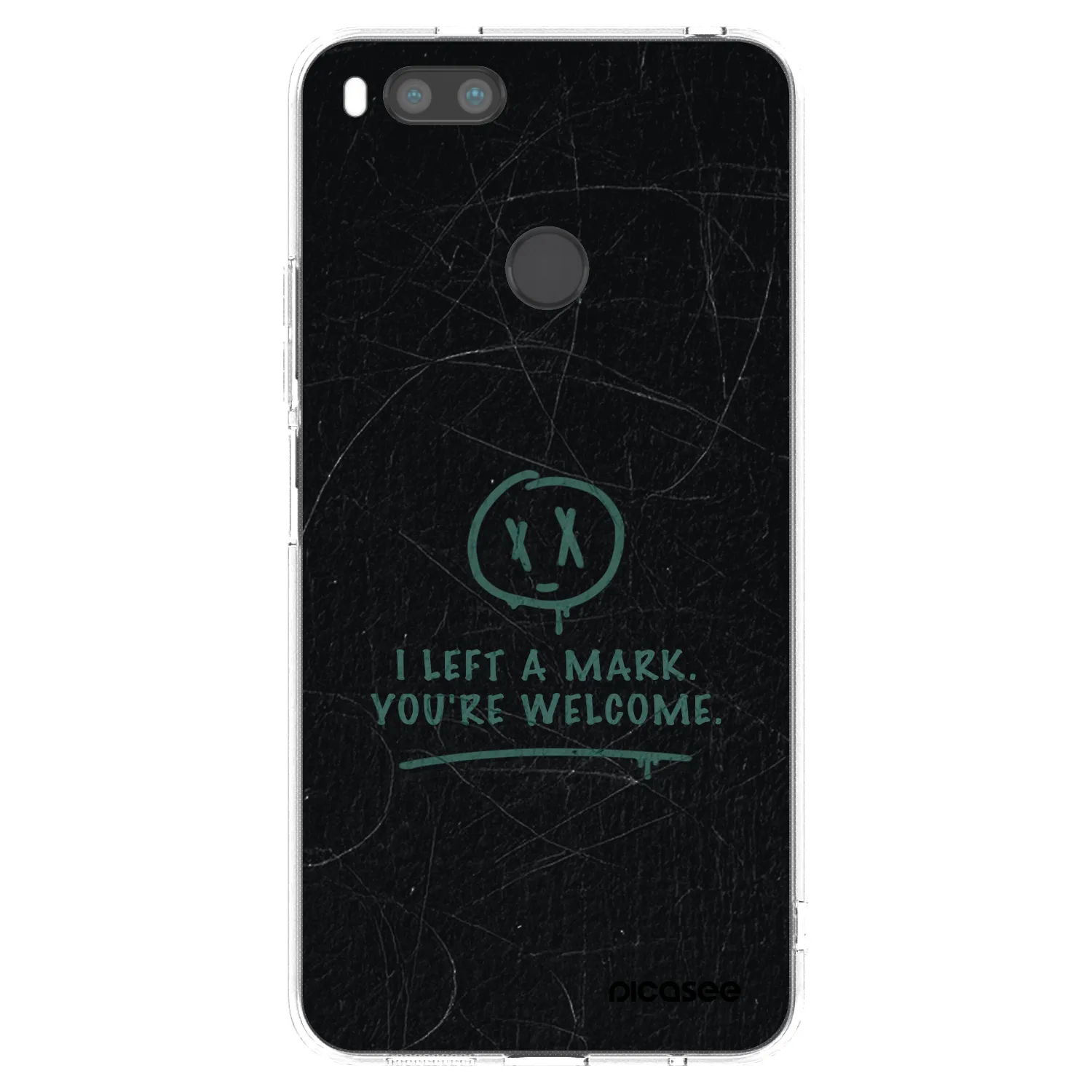 Picasee Xiaomi Redmi A1 Hülle - Transparentes Silikon - LEFT A MARK