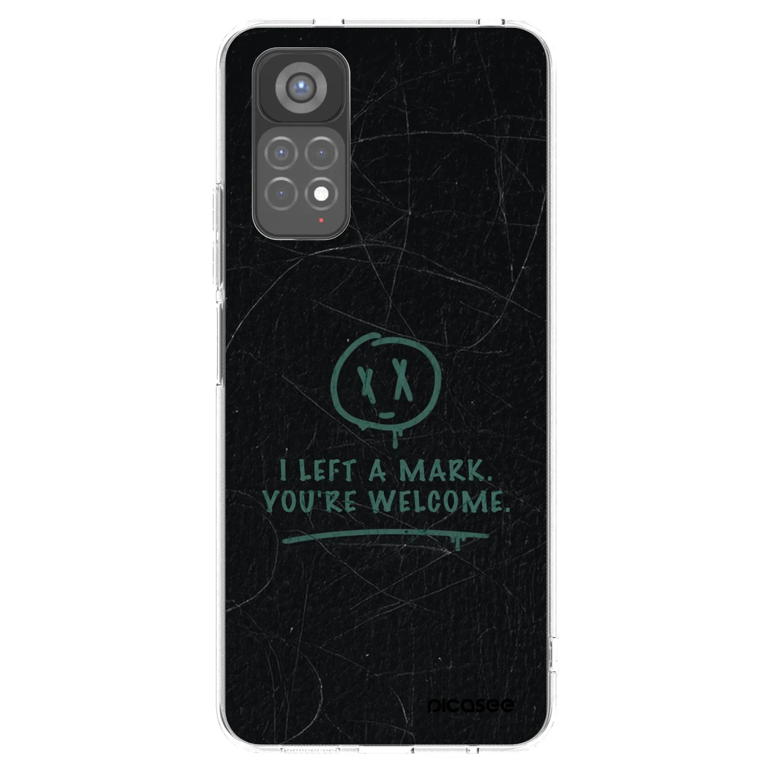 Picasee Xiaomi Redmi Note 11S 5G Hülle - Transparentes Silikon - LEFT A MARK