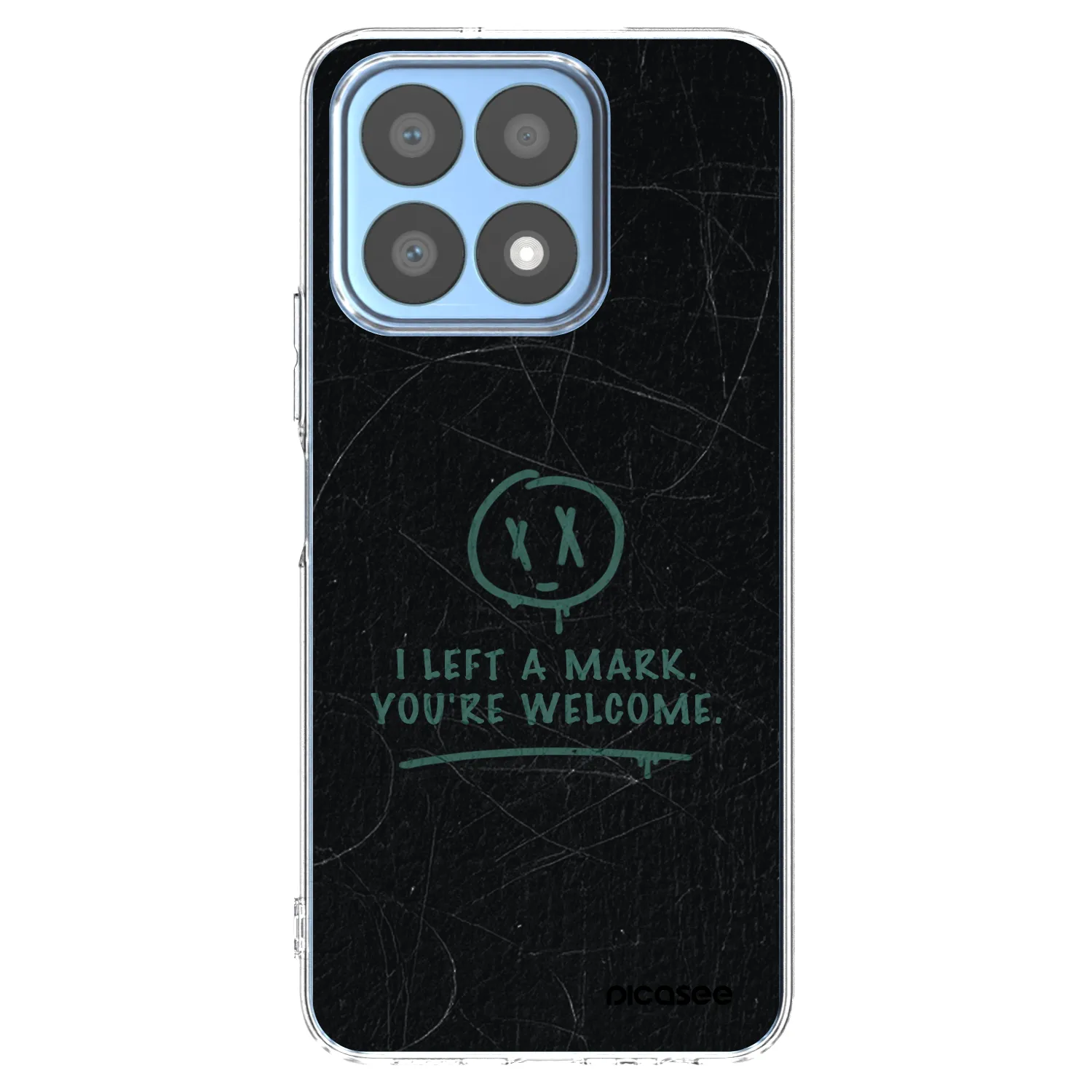 Picasee Honor X8a Hülle - Transparentes Silikon - LEFT A MARK