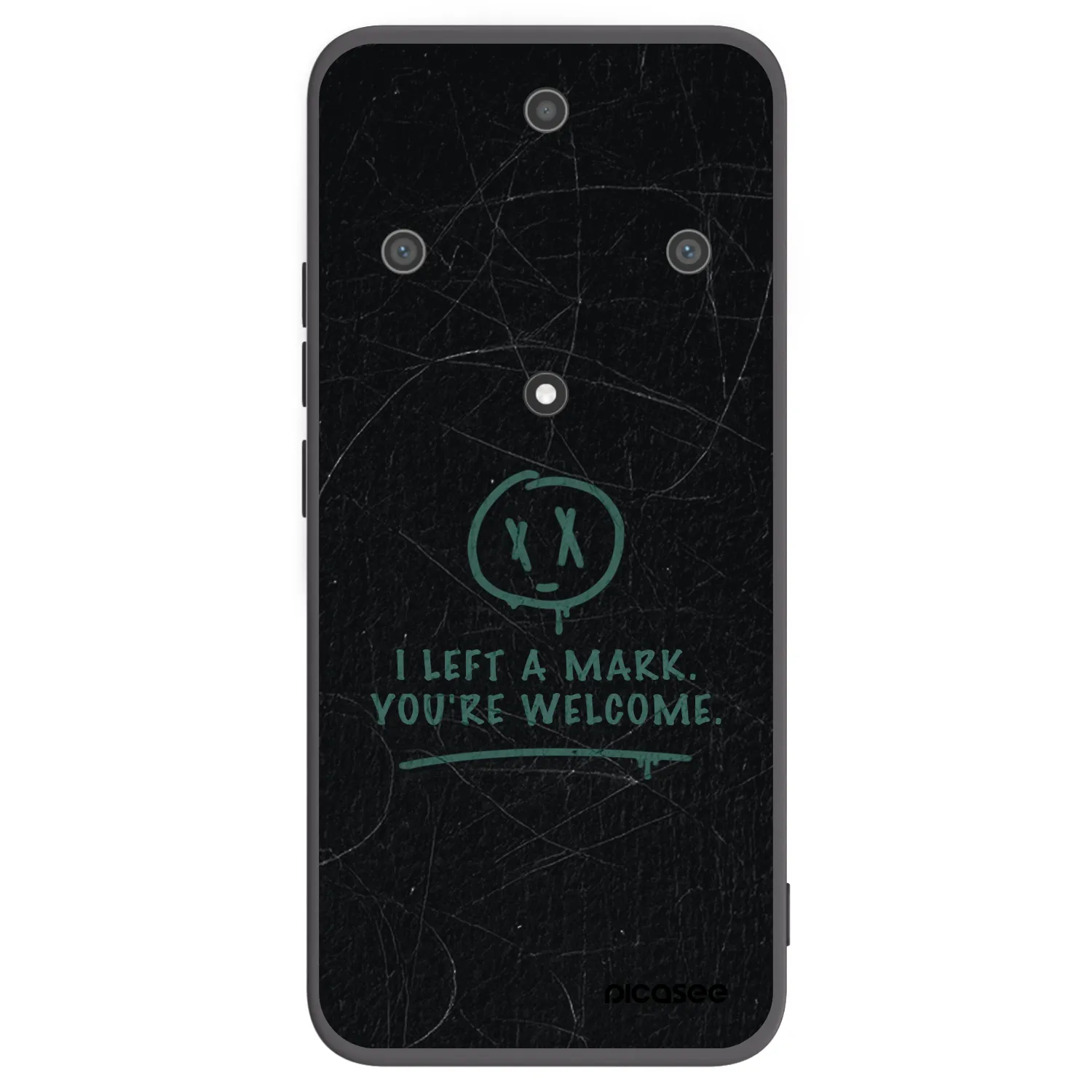 Picasee Honor Magic5 Lite 5G Hülle - Schwarzes Silikon - LEFT A MARK