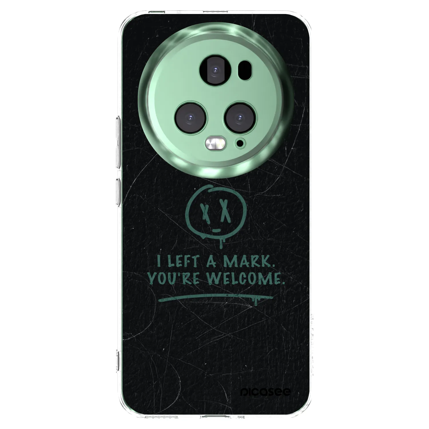 Picasee Honor Magic5 Pro Hülle - Transparentes Silikon - LEFT A MARK