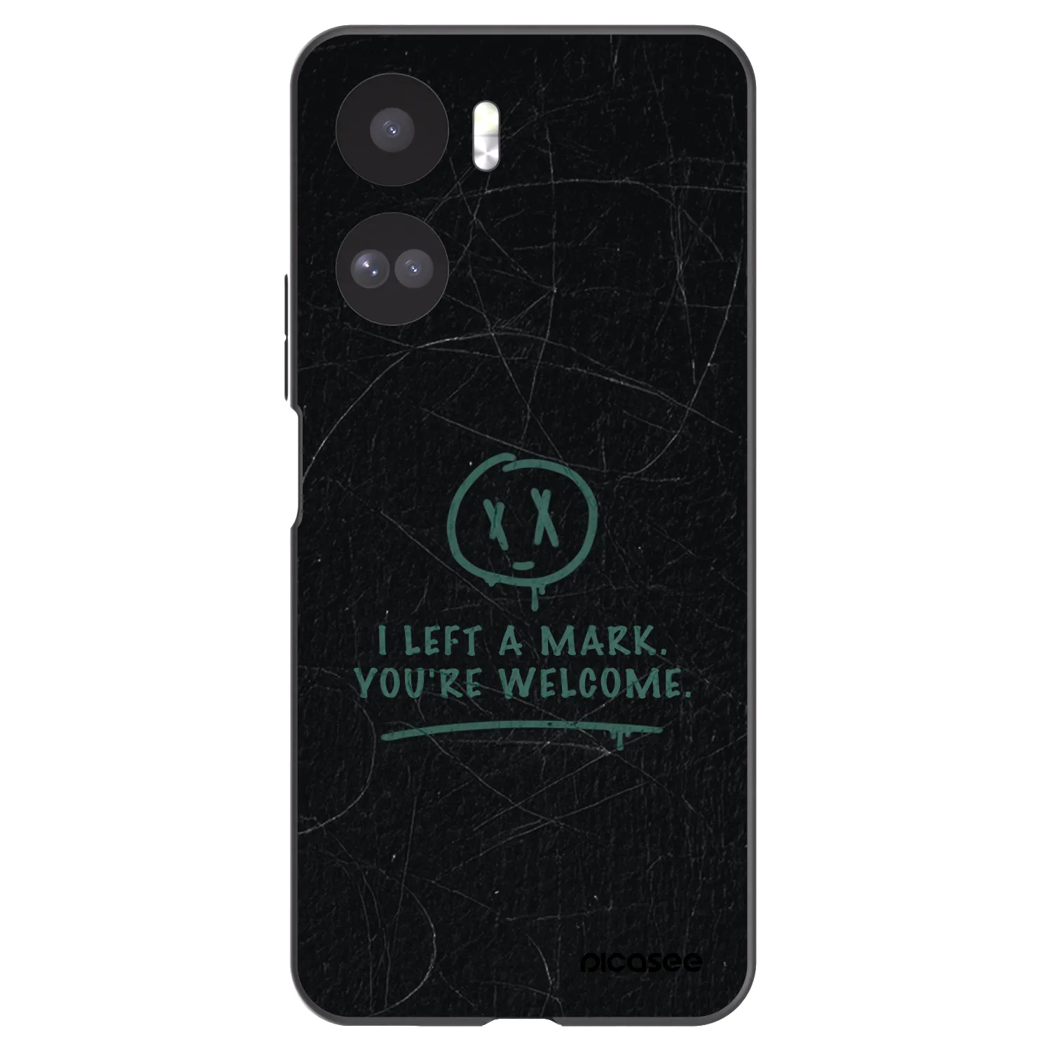 Picasee Honor 90 Lite 5G Hülle - Schwarzes Silikon - LEFT A MARK