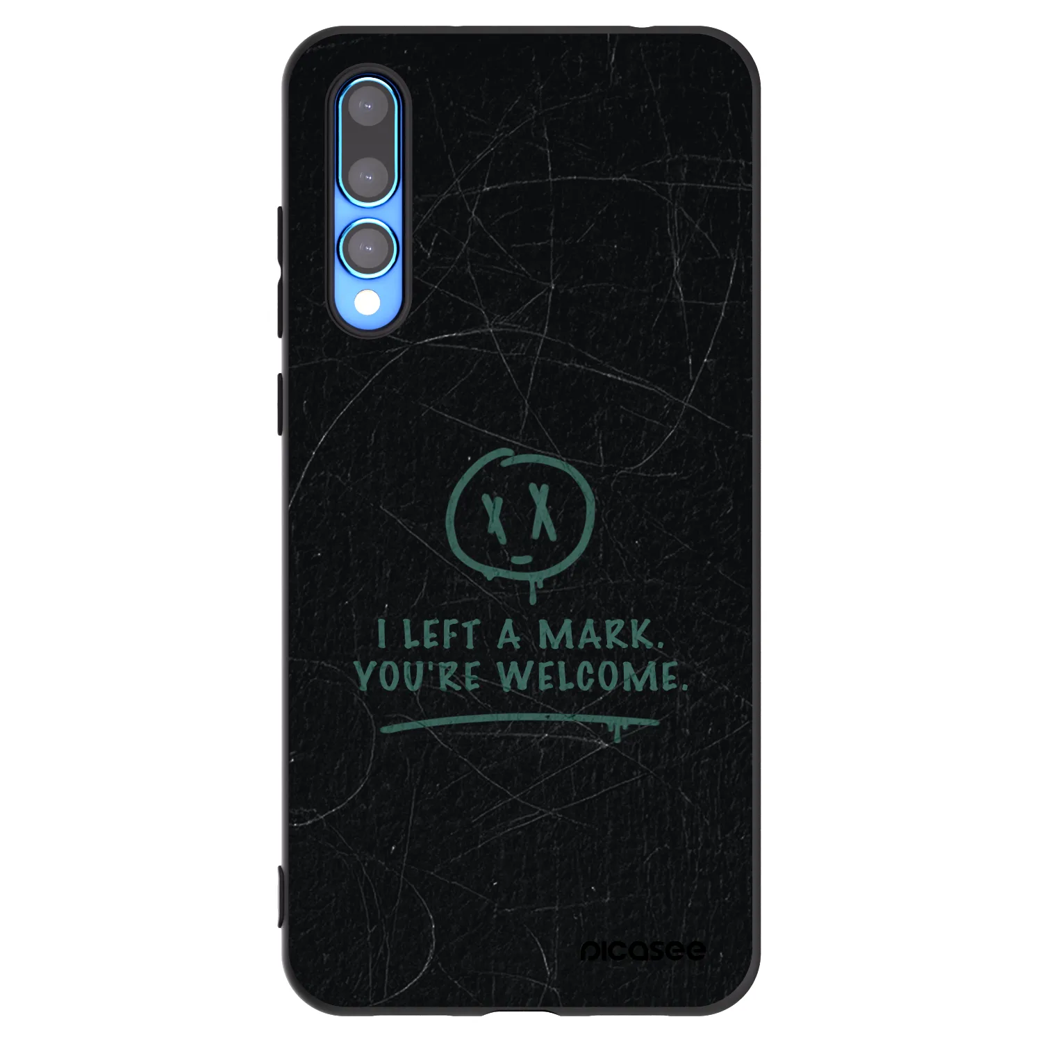 Picasee Huawei P20 Pro Hülle - Schwarzes Silikon - LEFT A MARK