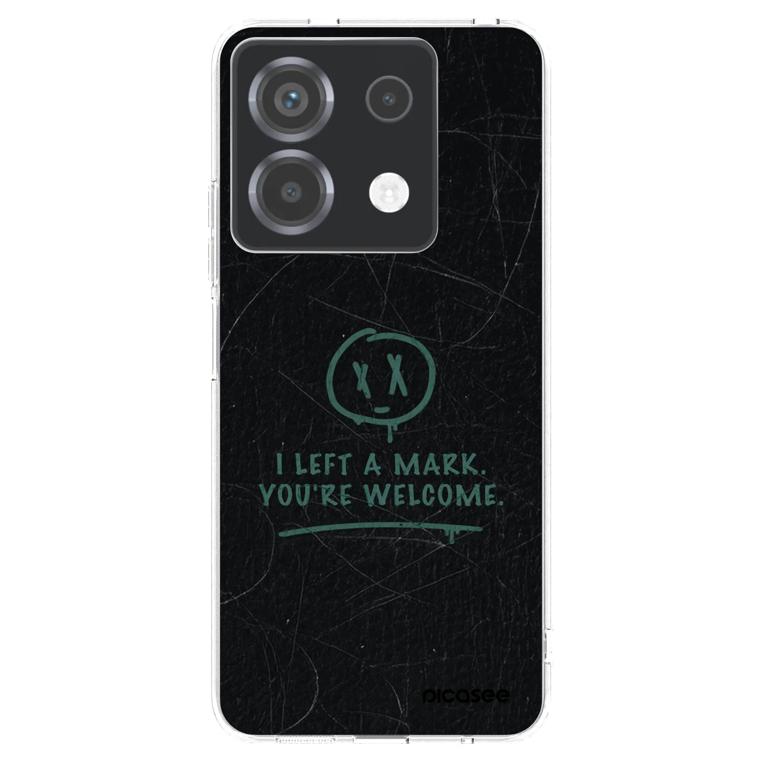 Picasee Xiaomi Poco X6 Hülle - Transparentes Silikon - LEFT A MARK