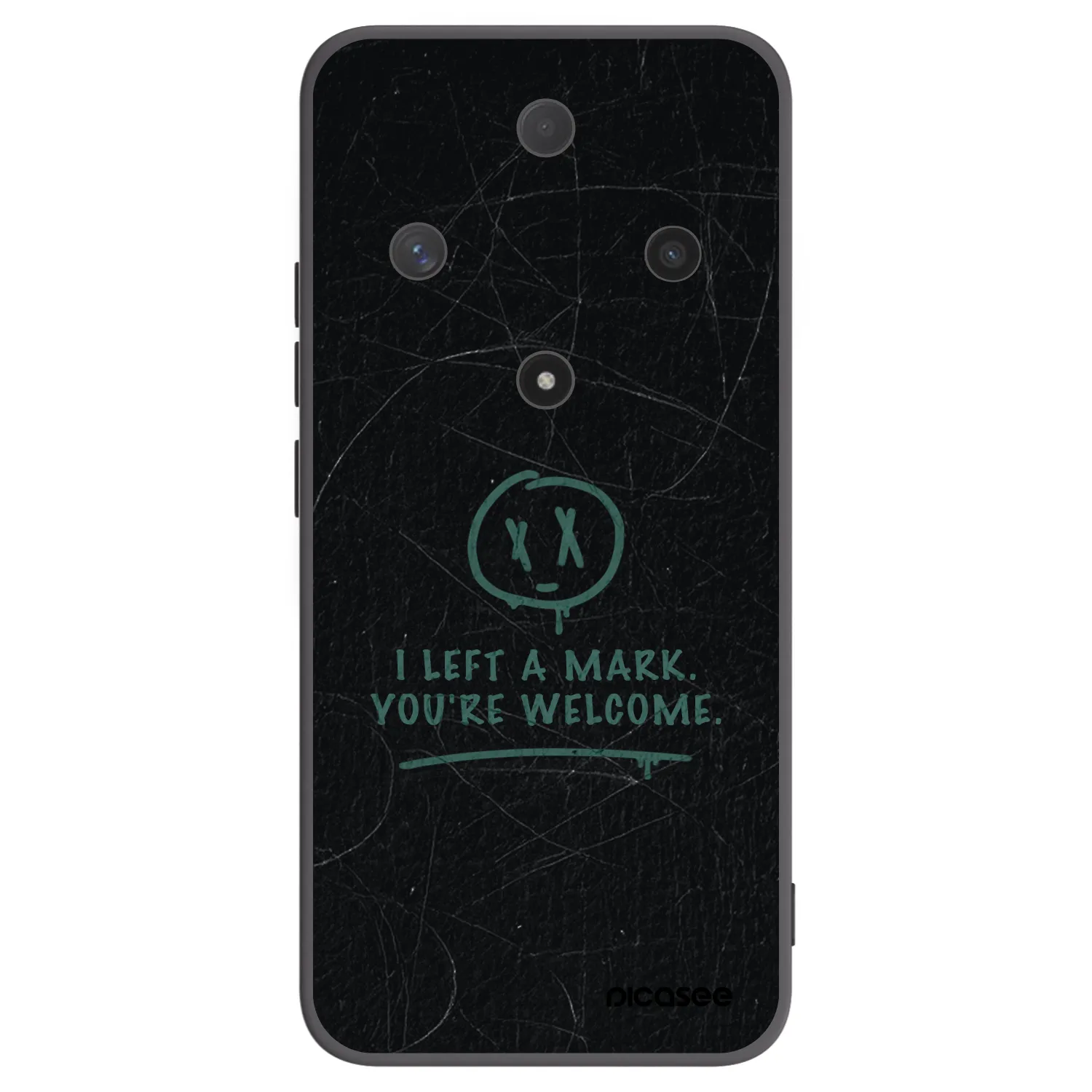 Picasee Honor Magic6 Lite 5G Hülle - Schwarzes Silikon - LEFT A MARK