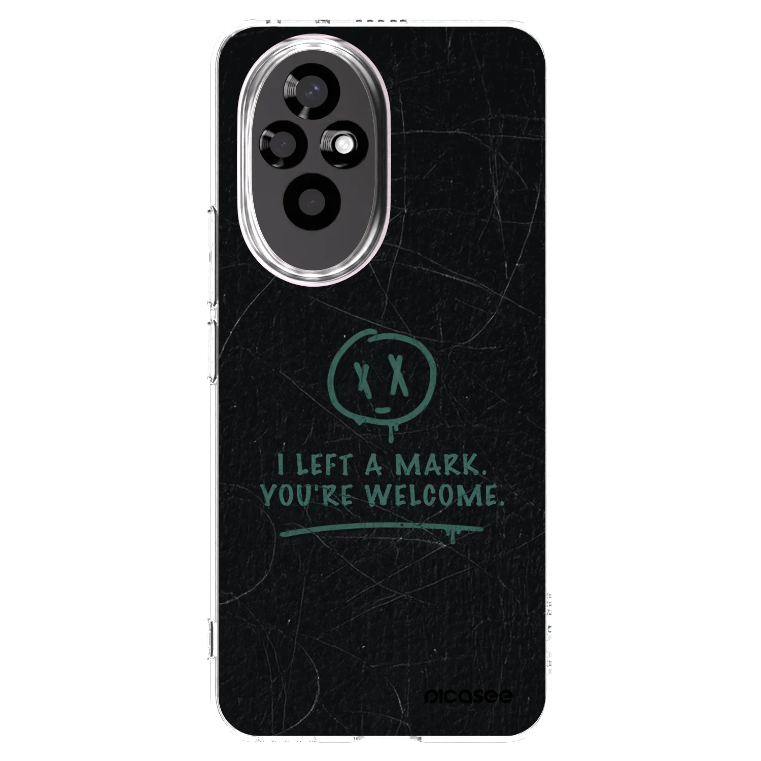 Picasee Honor 200 Pro 5G Hülle - Transparentes Silikon - LEFT A MARK