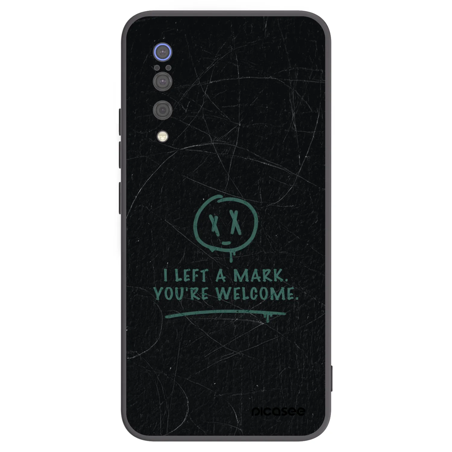 Picasee Xiaomi Mi 9 Hülle - Schwarzes Silikon - LEFT A MARK