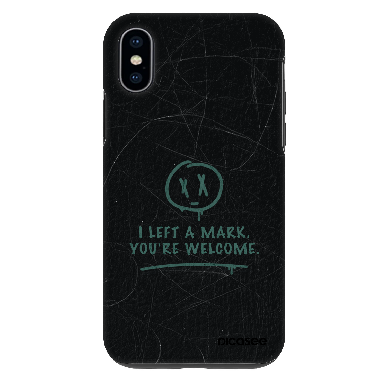 Picasee Fashion Case für Apple iPhone X/XS - LEFT A MARK