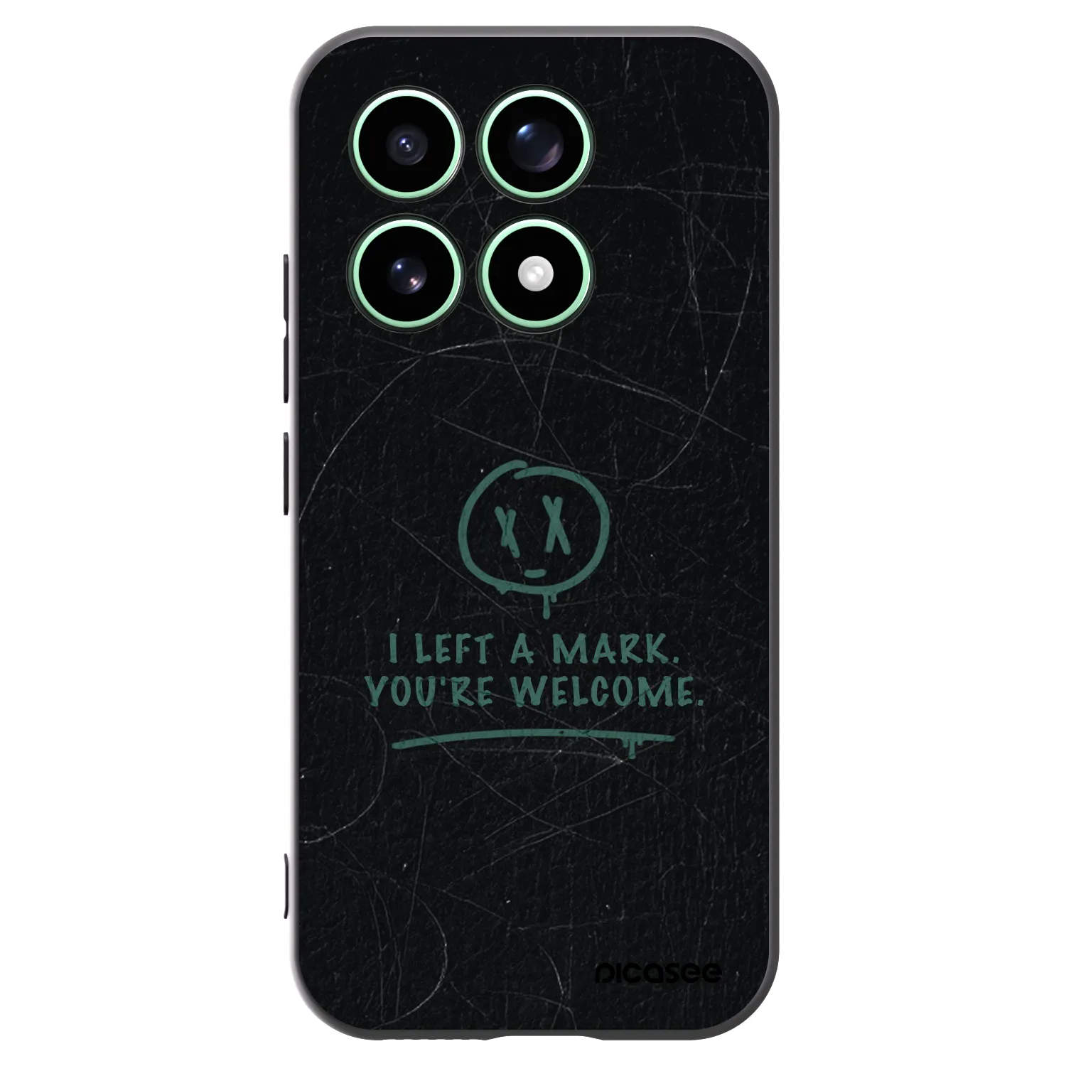 Picasee Xiaomi 17 Hülle - Schwarzes Silikon - LEFT A MARK