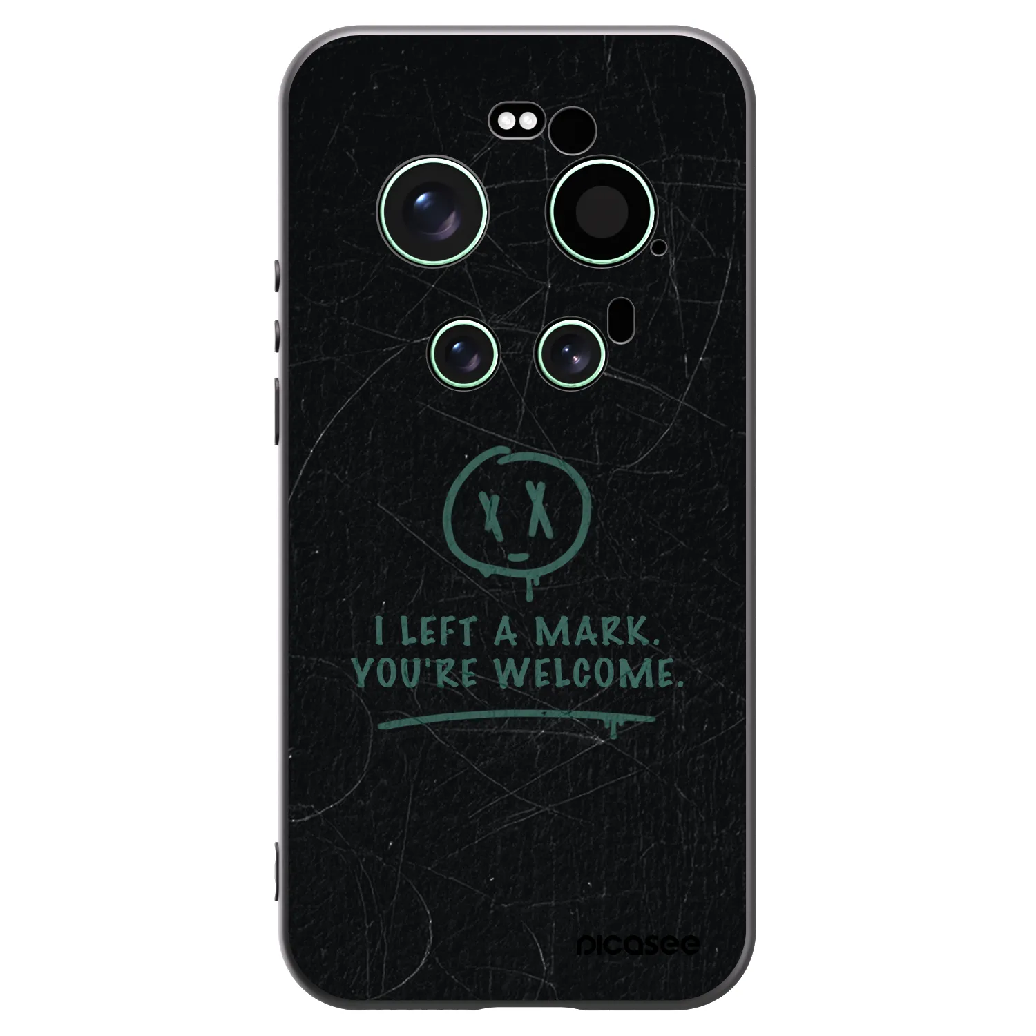 Picasee Xiaomi 17 Ultra Hülle - Schwarzes Silikon - LEFT A MARK