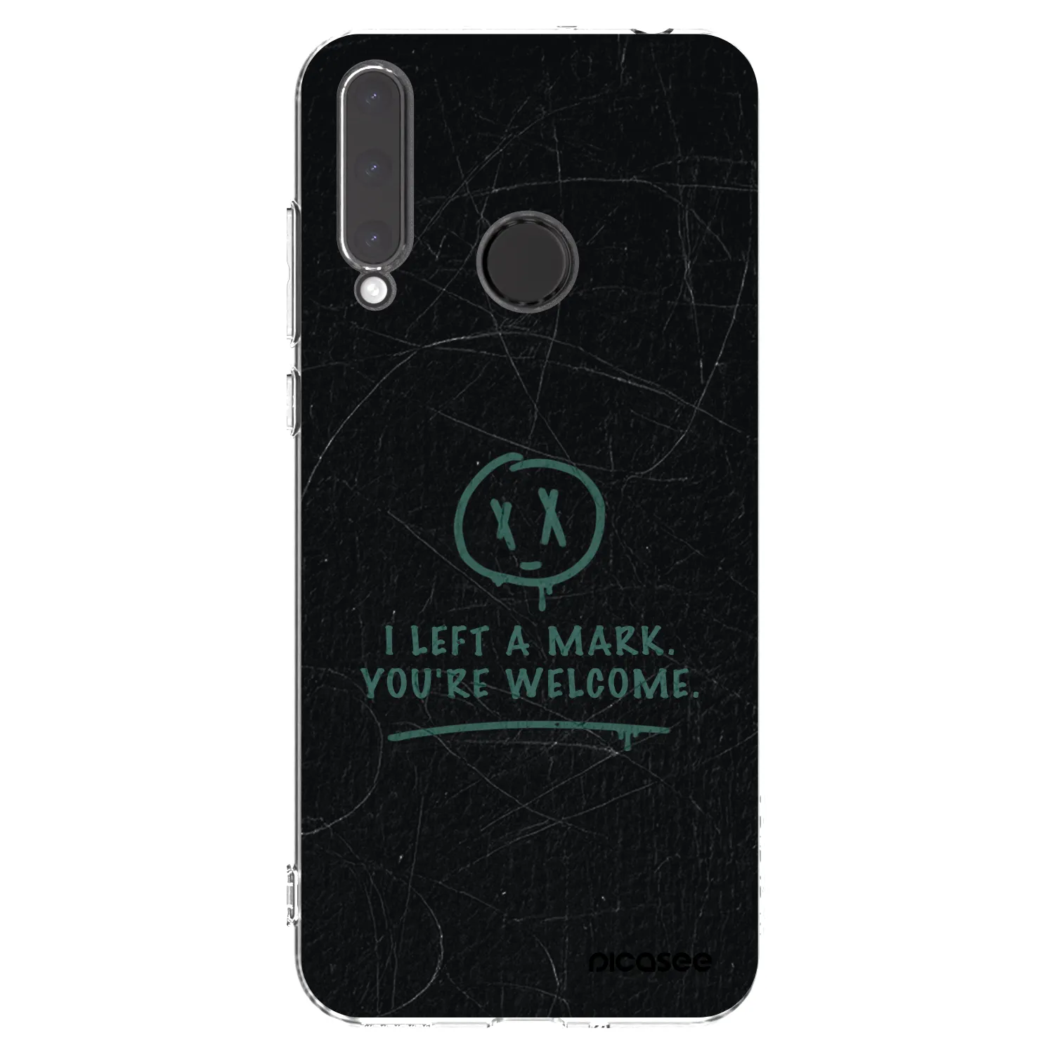 Picasee Honor 20 Lite Hülle - Transparentes Silikon - LEFT A MARK