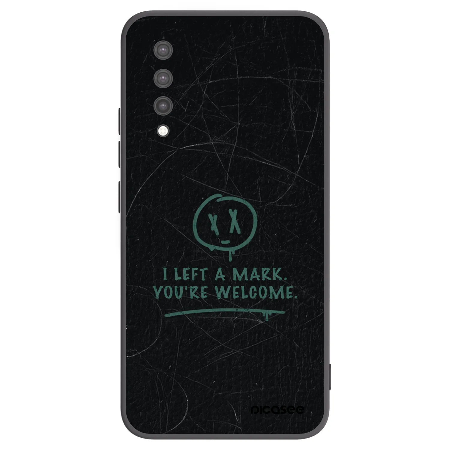 Picasee Xiaomi Mi 9 Lite Hülle - Schwarzes Silikon - LEFT A MARK