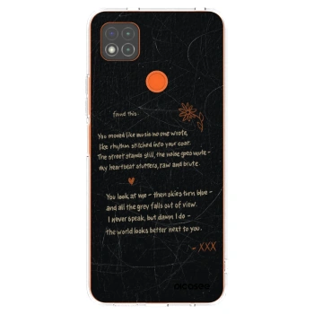 Picasee Xiaomi Redmi 9C Hülle - Transparentes Silikon - POET