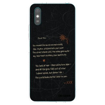 Picasee Xiaomi Redmi 9A Hülle - Transparentes Silikon - POET