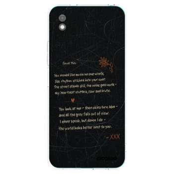 Picasee Xiaomi Redmi 9A Hülle - Schwarzes Silikon - POET