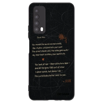 Picasee Huawei P Smart 2021 Hülle - Schwarzes Silikon - POET