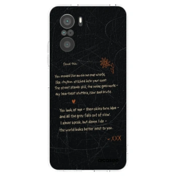 Picasee Xiaomi Poco F3 Hülle - Transparentes Silikon - POET