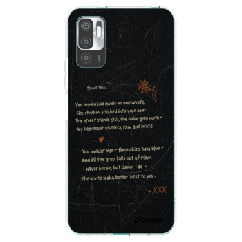 Picasee Xiaomi Redmi Note 10 5G Hülle - Transparentes Silikon - POET