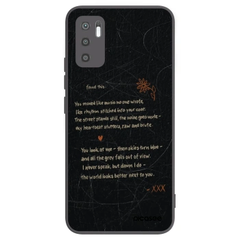 Picasee Xiaomi Redmi Note 10 5G Hülle - Schwarzes Silikon - POET